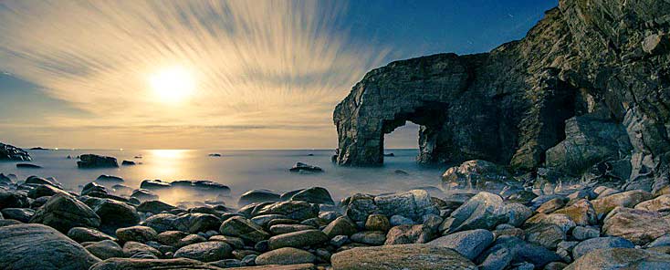 Magnifique panorama de l'Arche de Port Blanc